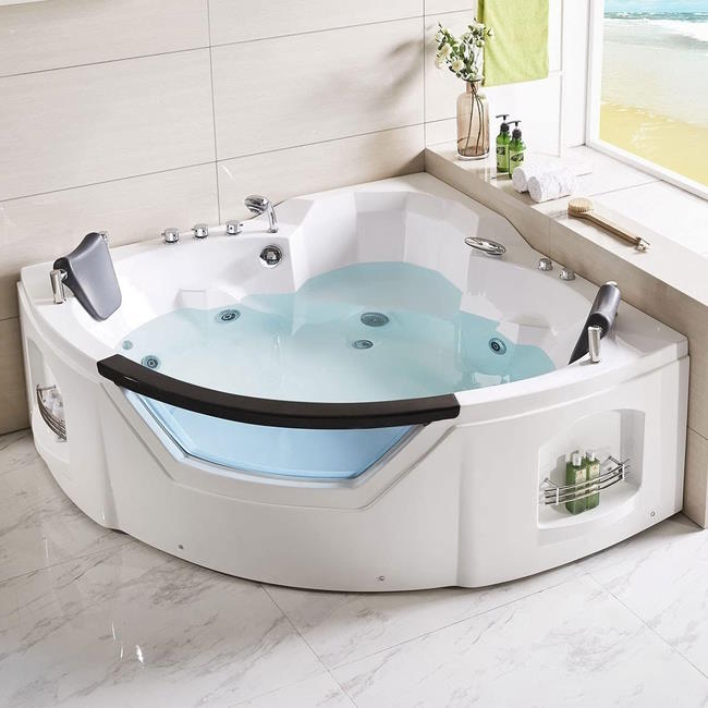 BHBL 61 x 61 In Freestanding Whirlpool Bathtub