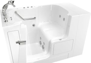 American Standard 3252OD.709.CLW-PC Gelcoat Value Whirlpool and Air Spa 32"x52" Left Side Outward Door Walk-In Bathtub in White Review