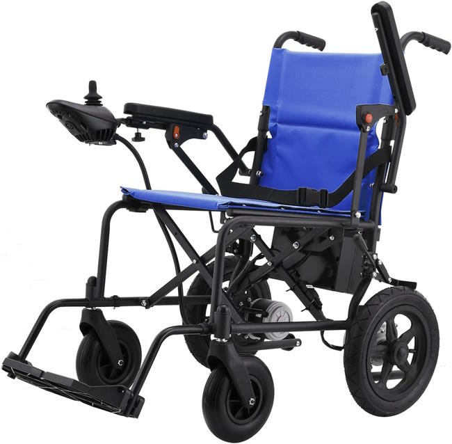 Rubicon DX02 Lightweight Foldable Electric Wheelchair for Seniors